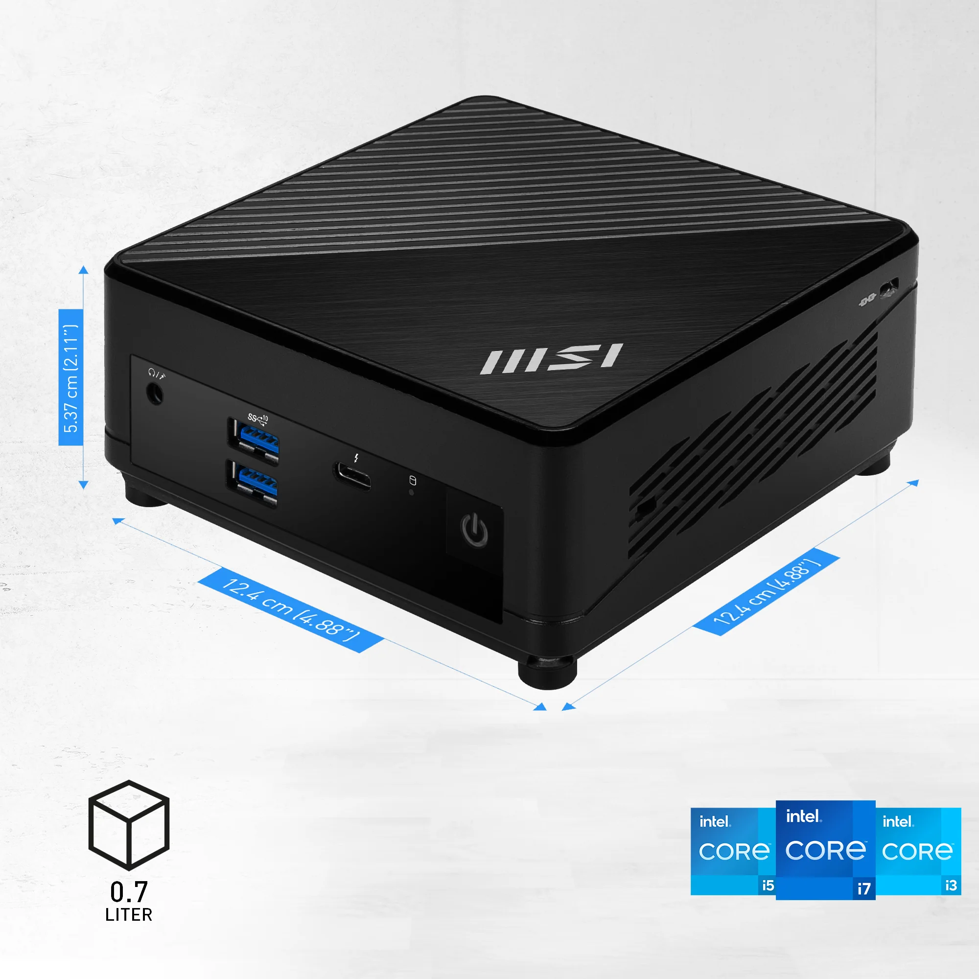 MSI Mini Barebone PC Cubi 5 12M-020BDE - Image 2