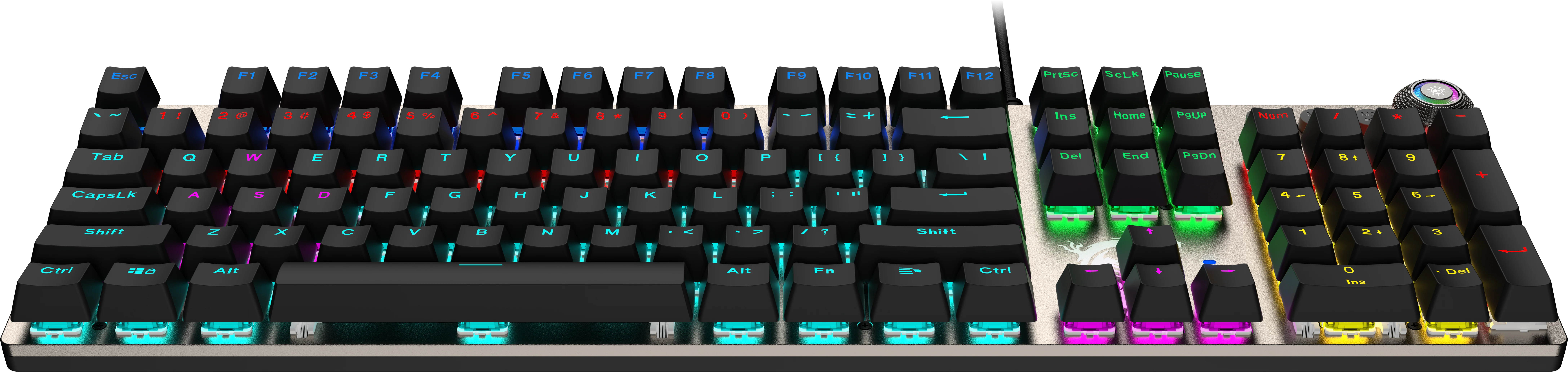 MSI Gaming Tastatur FORGE GK310 RED DE USB - Image 2