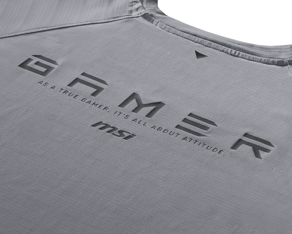 MSI Gamer-Serie Feuchtigkeitsableitendes Raglan-T-Shirt, Gr. M - Image 3