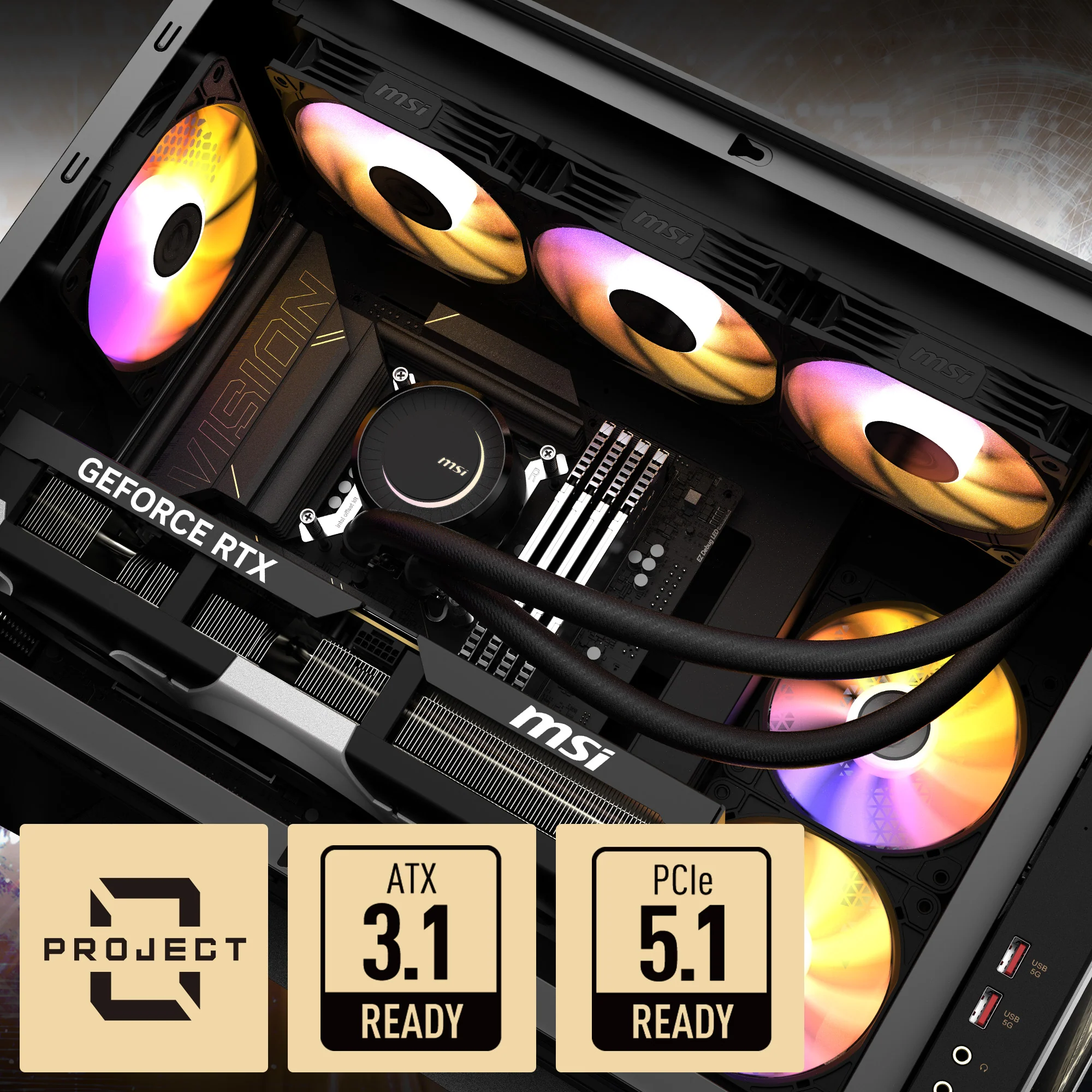 MSI Desktop PC MEG Vision X AI 2NVZ9-003EU - Image 6
