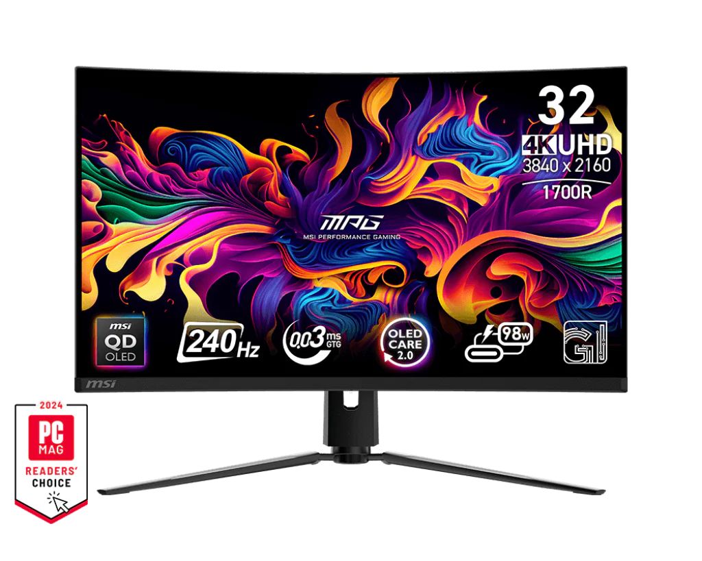 MPG 321CURX QD-OLED | MSI Gaming Monitor ****Verpackung leicht beschädigt**** - Image 13
