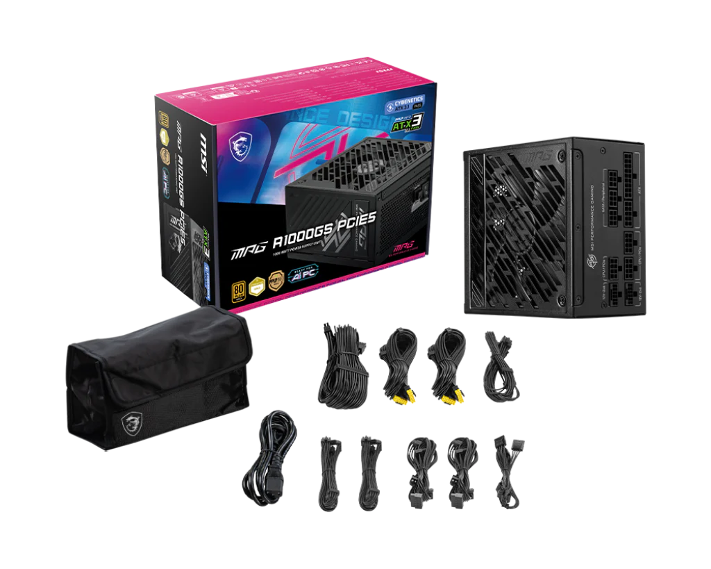 MSI Desktop PC Netzteil MPG A1000GS PCIE5 - Image 3