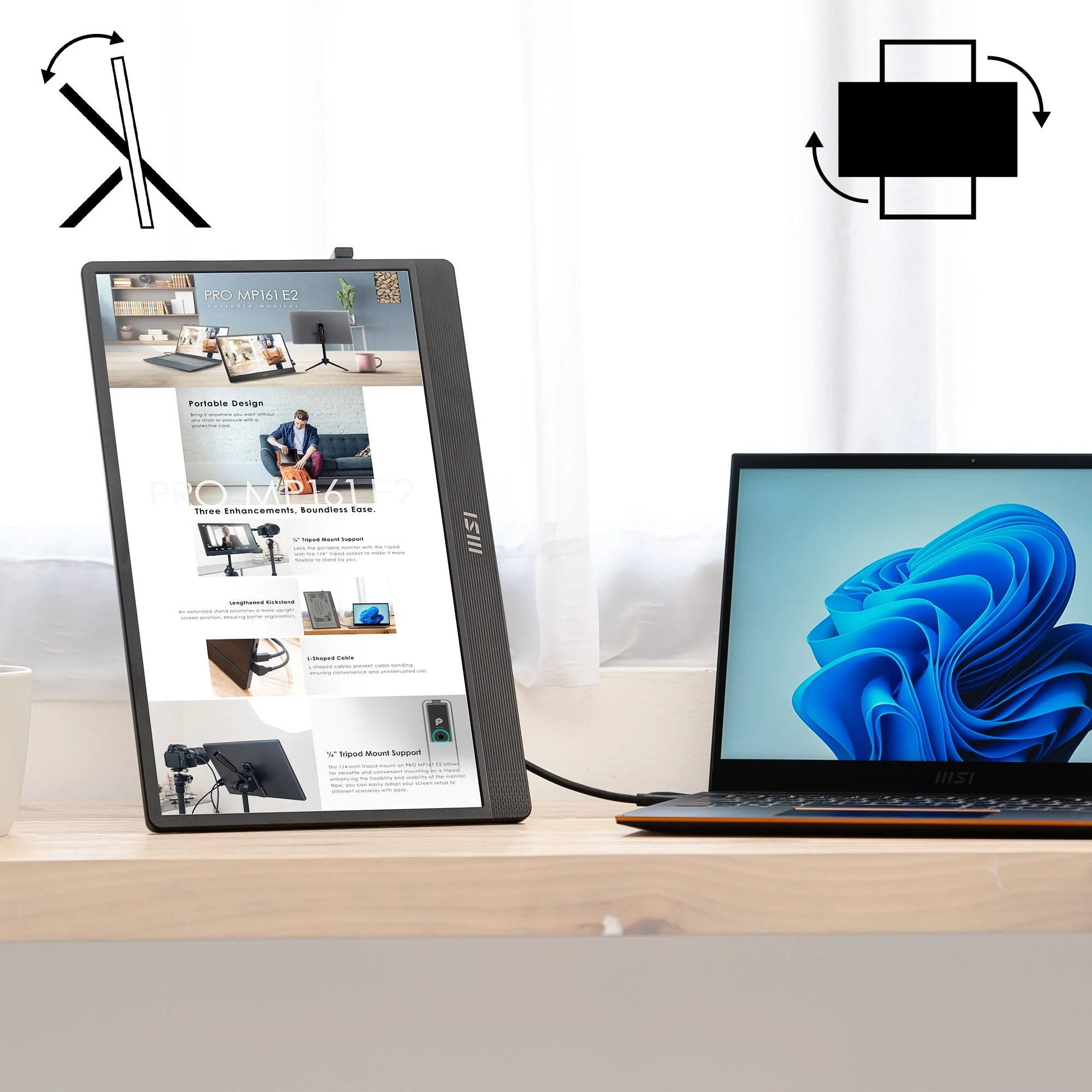 MSI CB PRO MP161 E2 | MSI PRO Monitor - Image 6