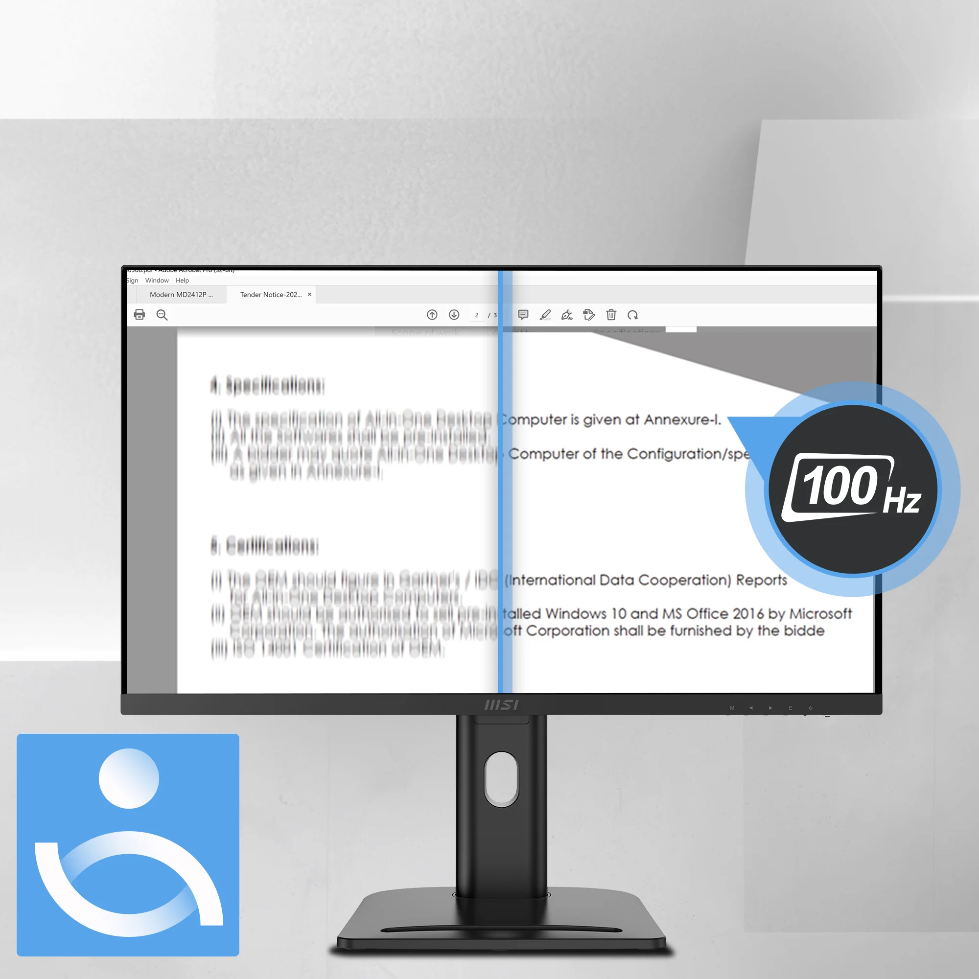 MSI CB PRO MP273QPDE E2 | MSI PRO Monitor - Image 3