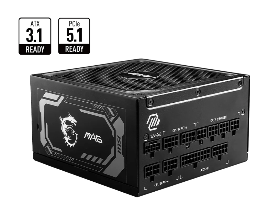 MSI CB Desktop PC Netzteil MAG A1000GL PCIE5 - Image 5